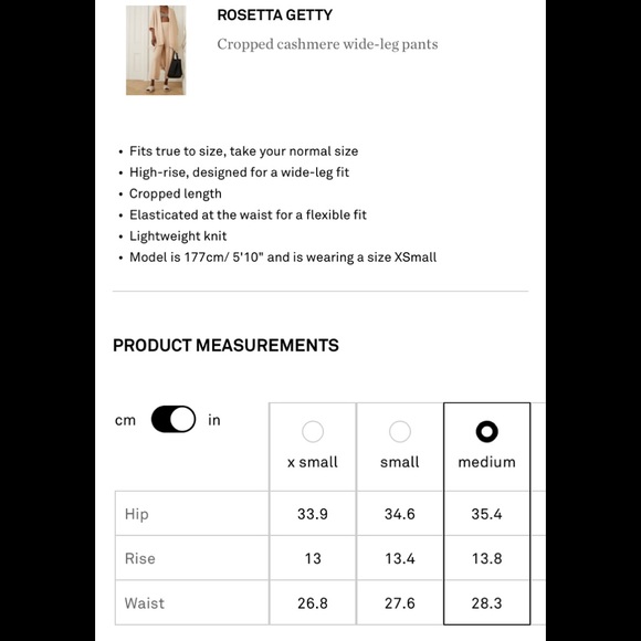 Rosetta Getty cashmere pants - Picture 3 of 4